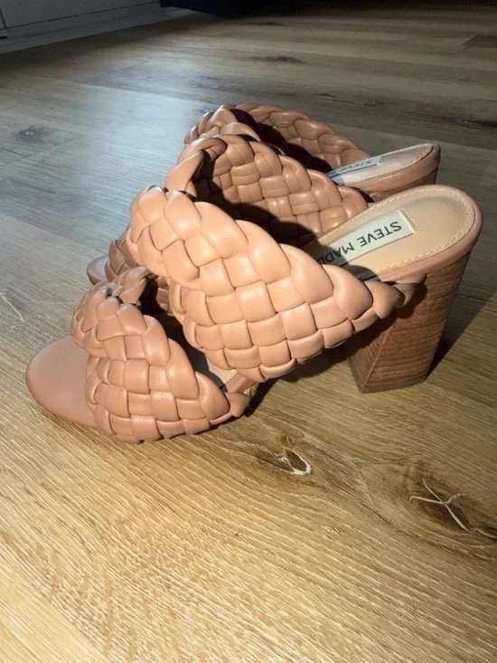 Steve Madden Women's Braided Slide Sandals Size 6.5 - Picture 3 of 5